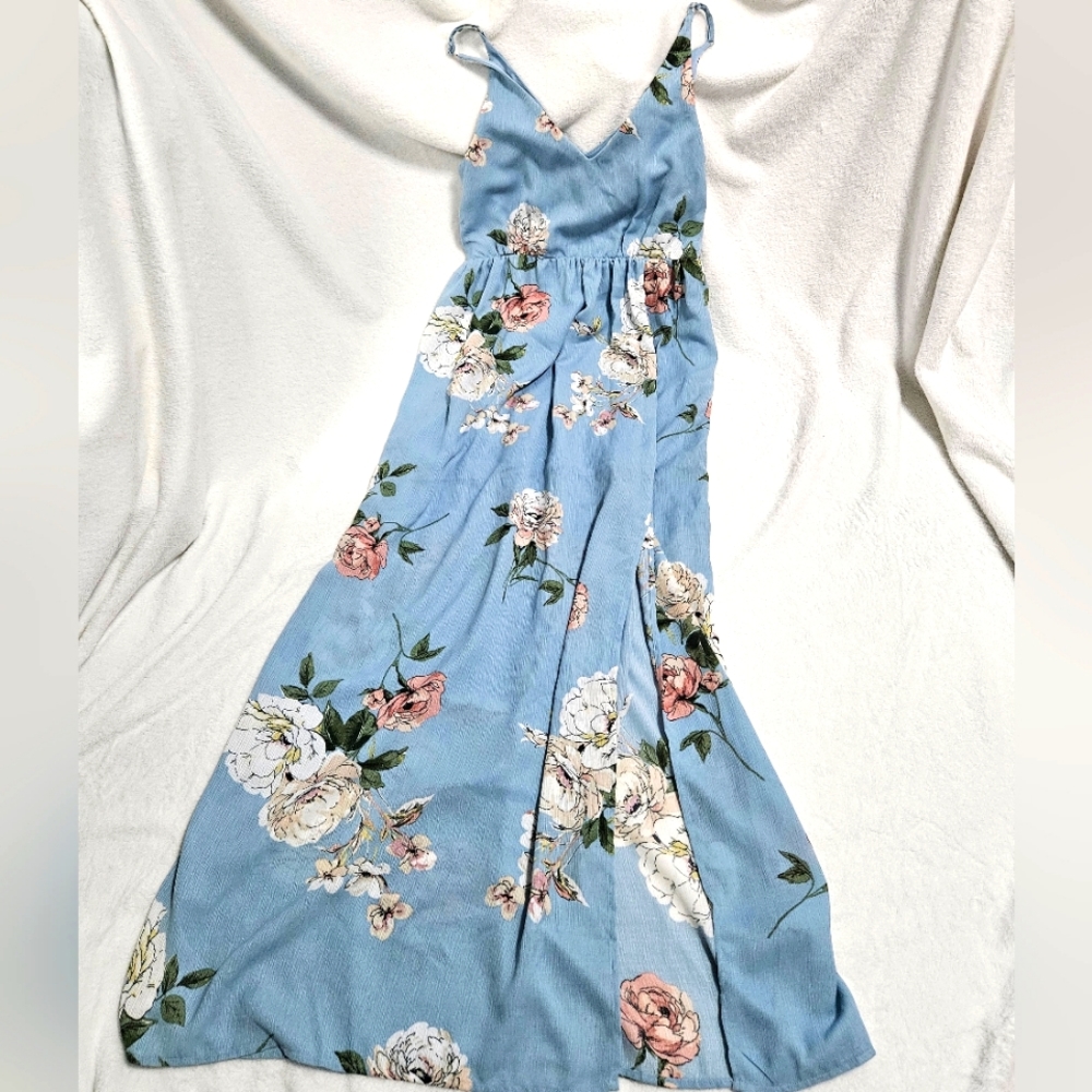 BP Maxi VNeck Spaghetti Strap Dress